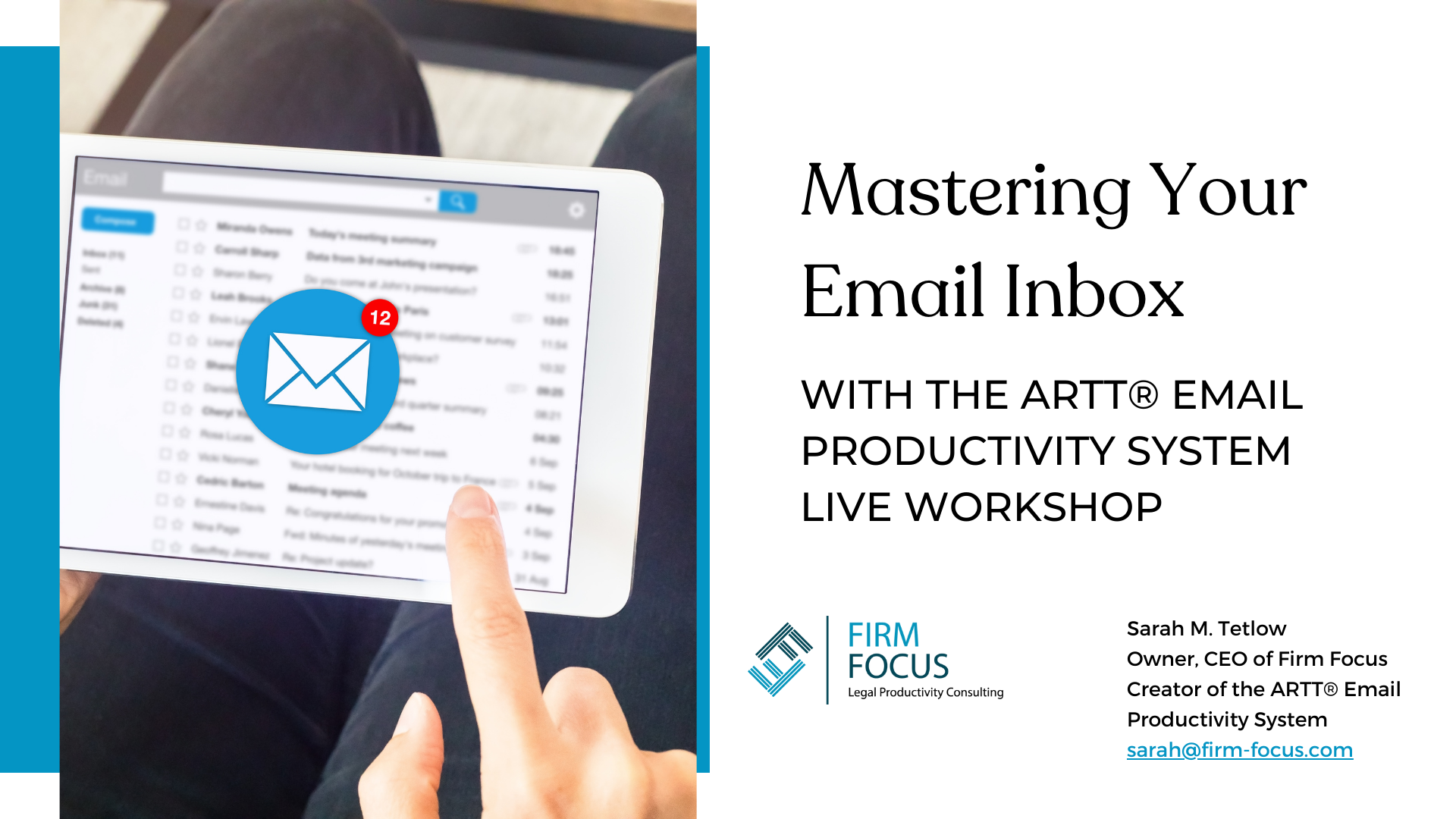 Mastering Your Outlook Inbox with the ARTT® Email Productivity System v1